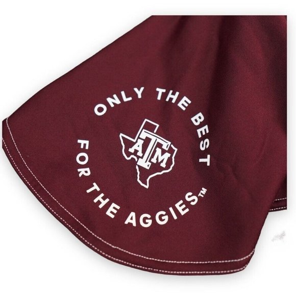 Adidas Texas A&M Aggies Hoodie Mens Medium Maroon Grey Stadium Performance - Picture 7 of 9